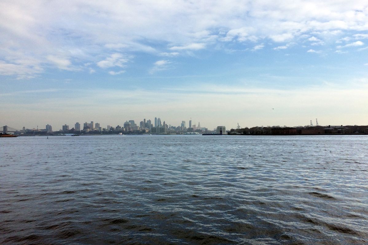 03-6 Brooklyn And Governors Island From Statue Of Liberty Cruise Ship